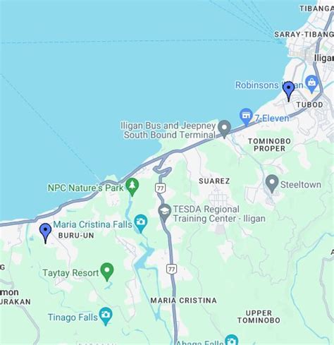 google map iligan